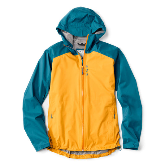 Ultralight Storm Jacket in Tumeric and Blue