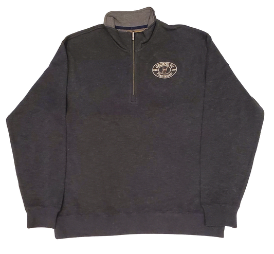 Softest Tencel Blend Quarter Zip in Charcoal