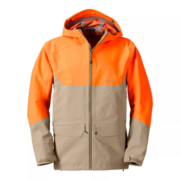 Toughshell Upland Jacket in Tan and Blaze