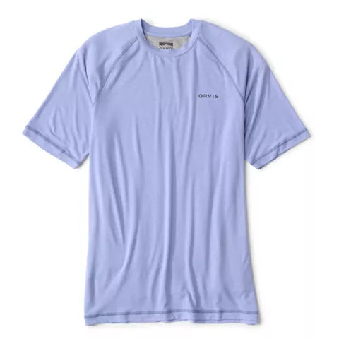 Dri Release Crew Short Sleeve in Blue