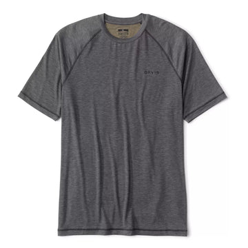 Dri Release Crew Short Sleeve in Gray