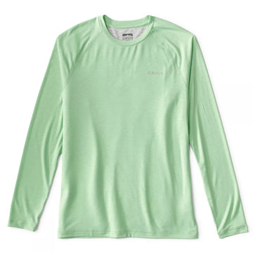 Dri Release Crew Long Sleeve in Moss Green