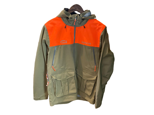 Toughshell Upland Jacket in Tan and Blaze