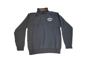 Signature Quarter Zip Sweatshirt in Storm