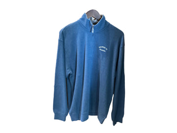 Signature Quarter  Zip Sweatshirt in Blue