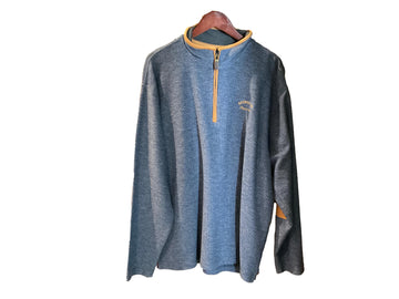 Simoon Quarter Zip Sweatshirt in Navy