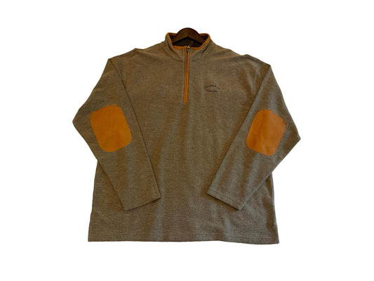 Simoon Quarter Zip Sweatshirt in Olive