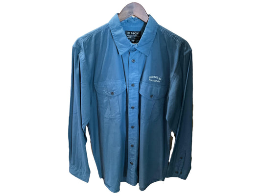 Custom Feather Cloth Shirt in Teal