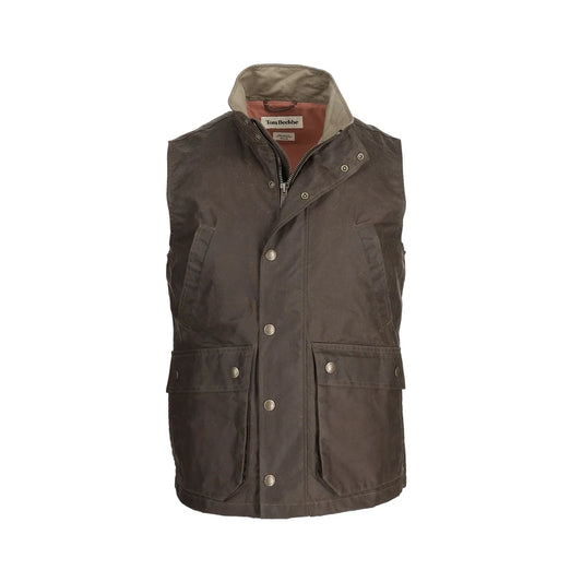 Kinsman Sporting Vest in Rye Brown